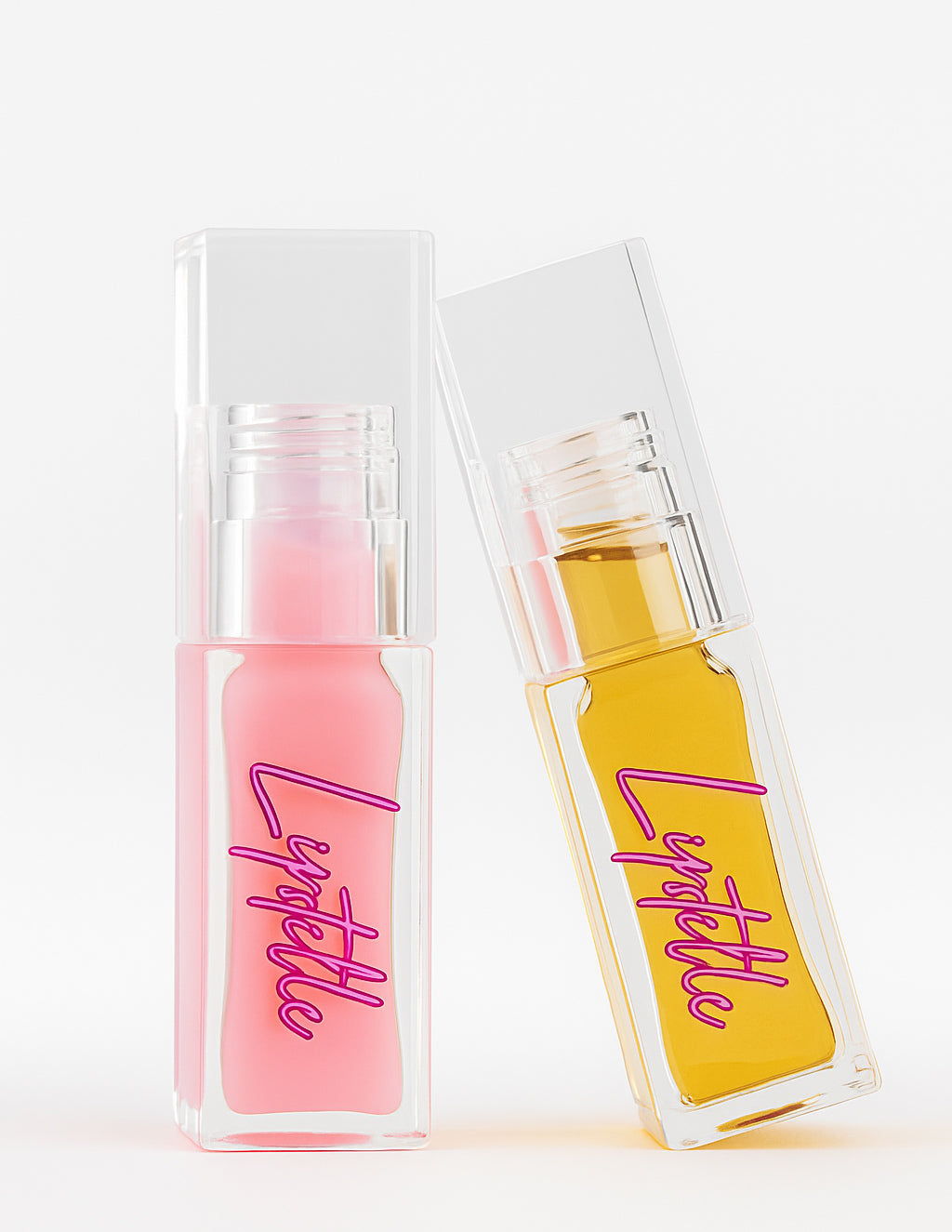Lipstelle Luxury Lip Gloss – Set of 2 (Pink + Yellow)