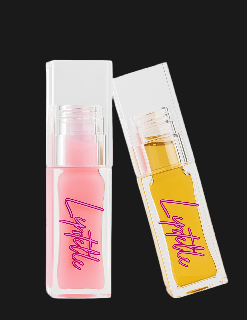 Lipstelle Luxury Lip Gloss – Set of 2 (Pink + Yellow)