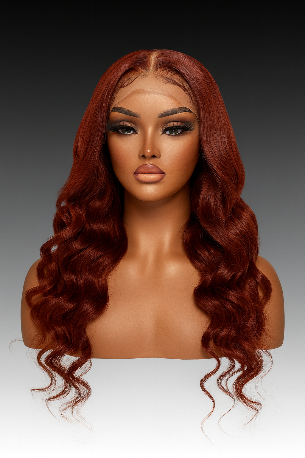 Auburn Body Wave Lace Front Wig – 28” Vibrant & Voluminous | CP Beauty Store